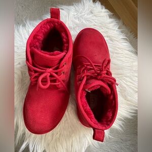 Cozy Red Ugg Shoes